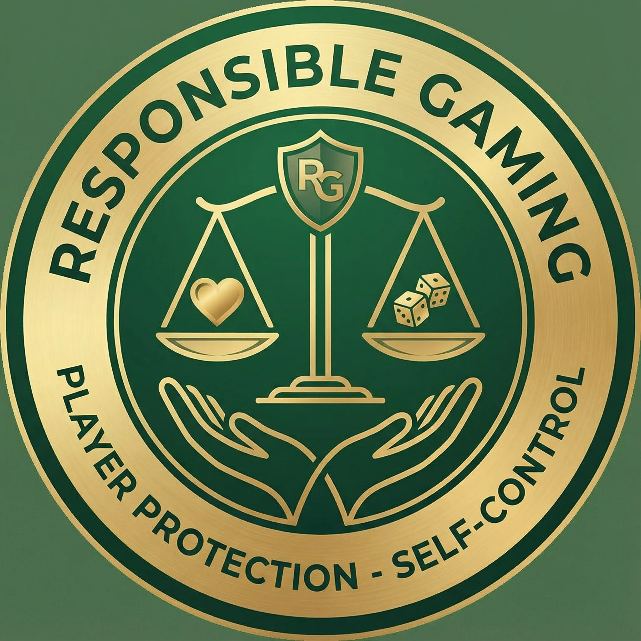 Icono de juego responsable y autocontrol